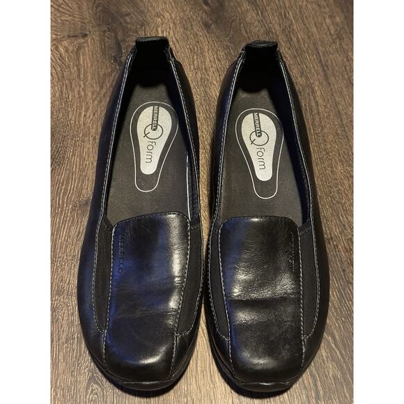 Merrell Spire Stretch MOCS QFoam Comfort Black Leather Loafers Slip On SZ 9.5 - Picture 8 of 9